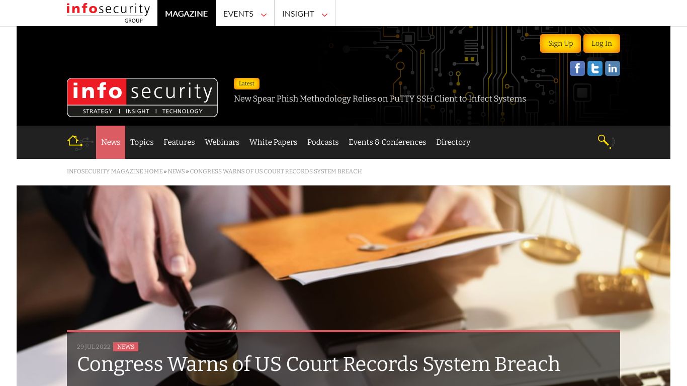 Congress Warns of US Court Records System Breach