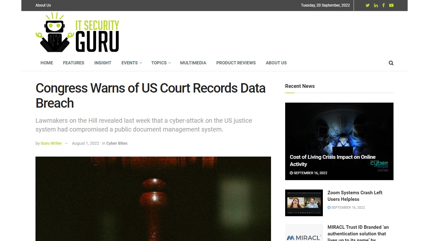 Congress Warns of US Court Records Data Breach